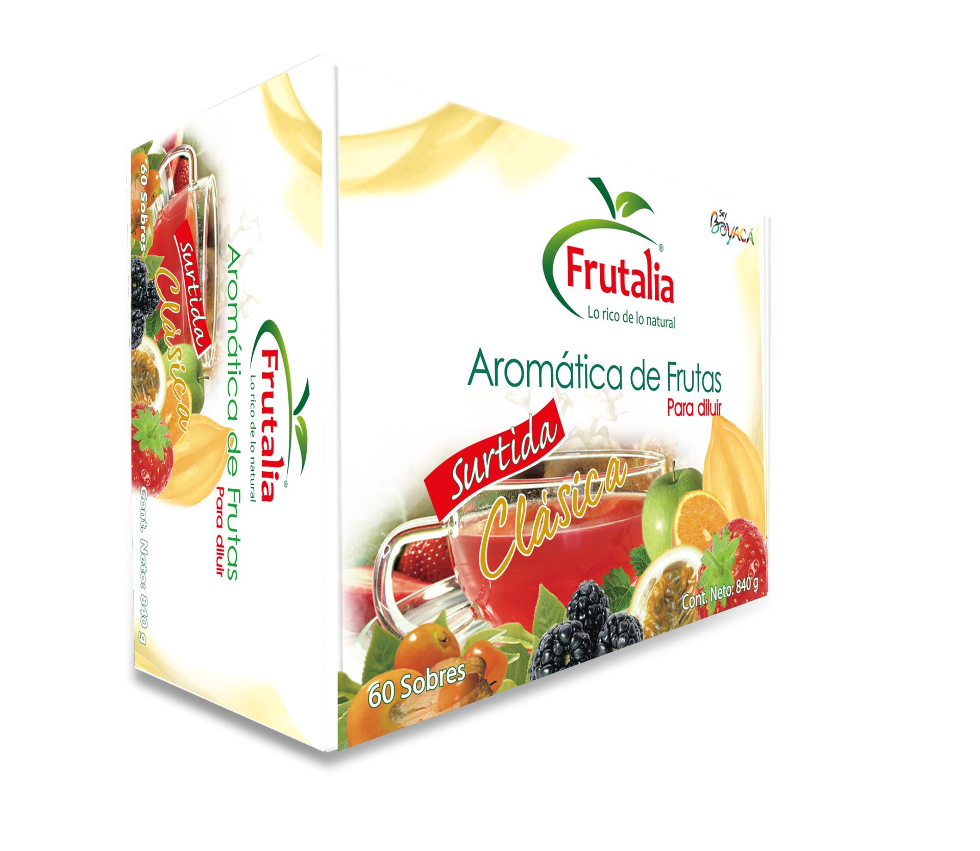 Aromáticas de frutas Tradicional caja x60 sobres surtida - Imagen 2