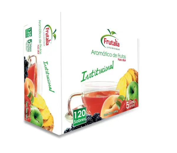 Aromáticas de frutas Tradicional caja x120 sobres surtida