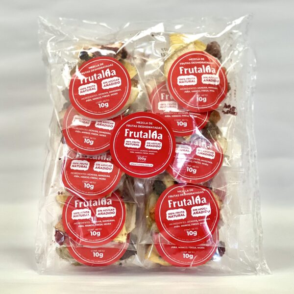 Bolsa de fruta deshidratada X20 sobres individuales