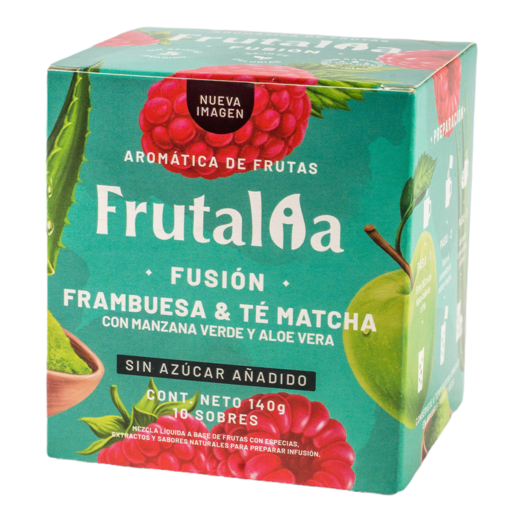 Aromáticas Fusión Frambuesa & Té Matcha x10 sobres - Frutalia