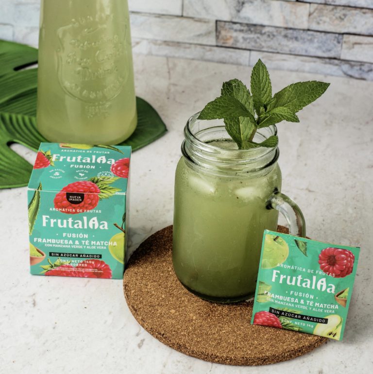 Aromáticas Fusión Frambuesa & Té Matcha x10 sobres - Frutalia