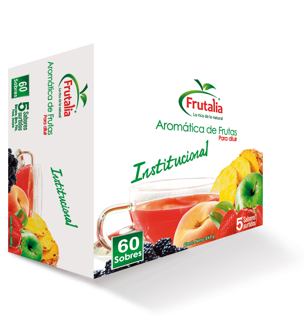 Aromáticas de frutas Tradicional caja x60 sobres surtida