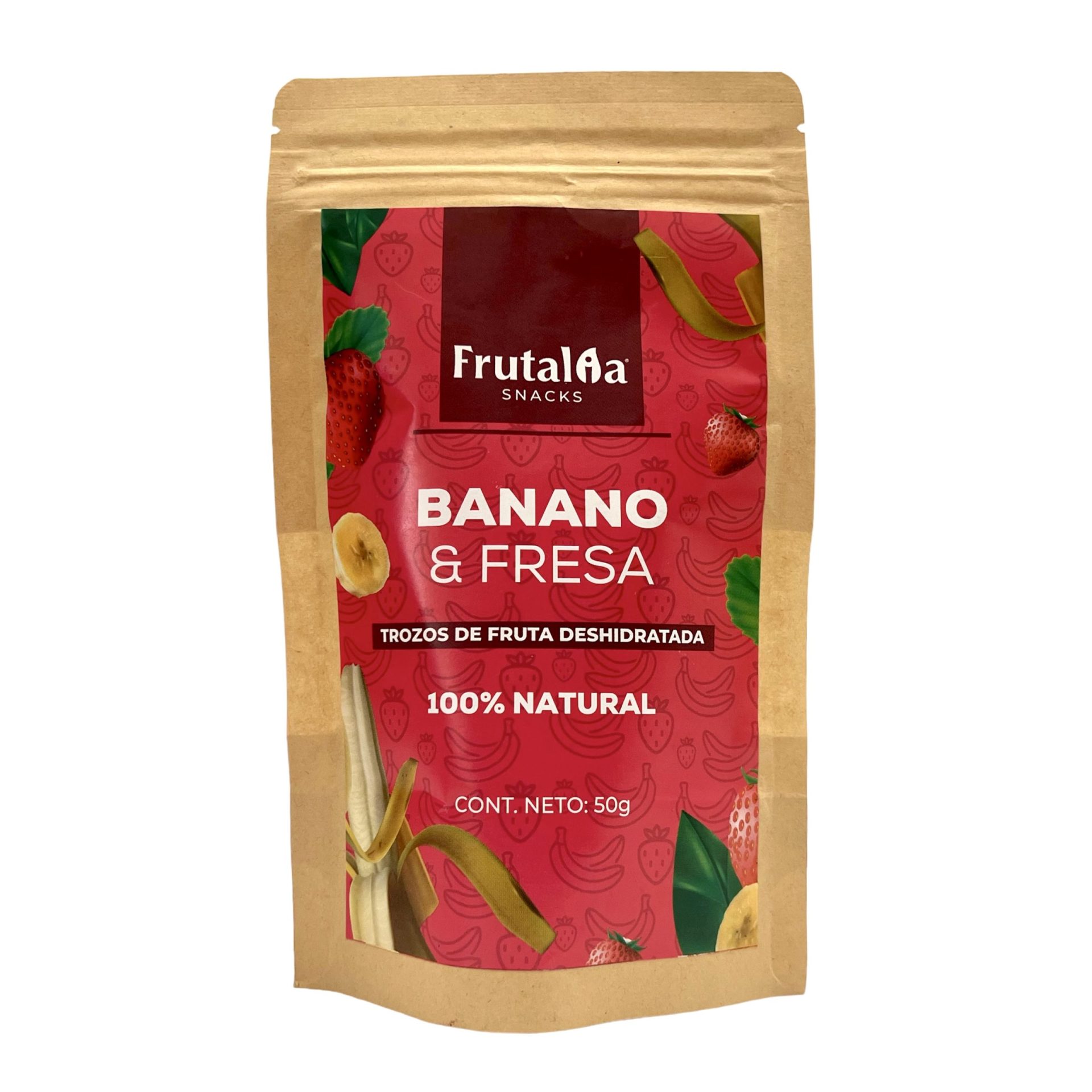 Snack Frutalia Banano & Fresa x50 g