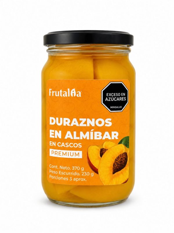 Duraznos en Almíbar en cascos x 370g.